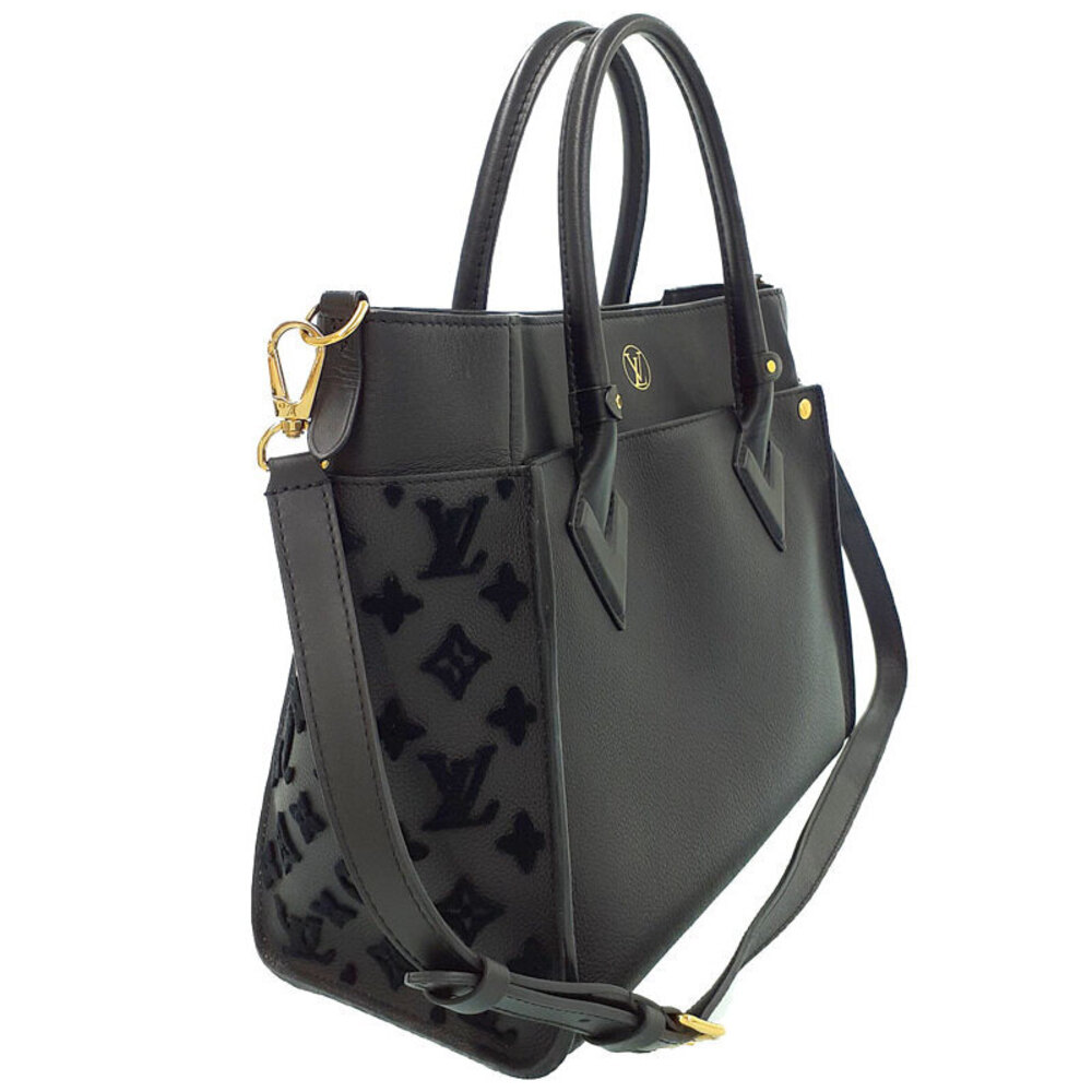 Louis Vuitton Black Side On My Bag Shoulder